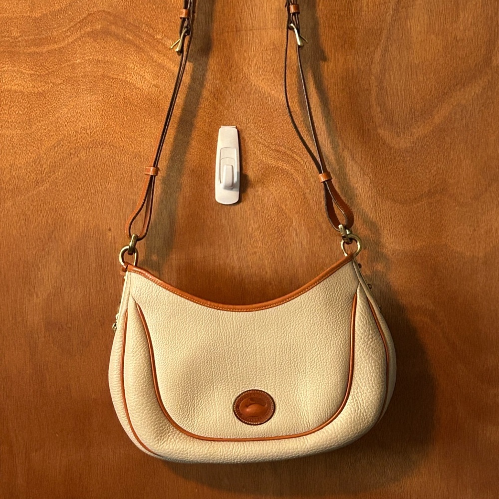 Vintage Dooney & Bourke All Weather Crescent Sac Hobo Shoulder Bag
